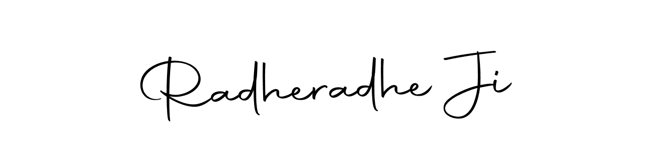 The best way (Autography-DOLnW) to make a short signature is to pick only two or three words in your name. The name Radheradhe Ji include a total of six letters. For converting this name. Radheradhe Ji signature style 10 images and pictures png