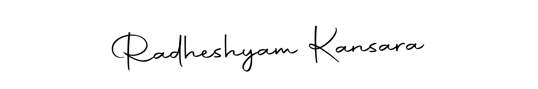 The best way (Autography-DOLnW) to make a short signature is to pick only two or three words in your name. The name Radheshyam Kansara include a total of six letters. For converting this name. Radheshyam Kansara signature style 10 images and pictures png