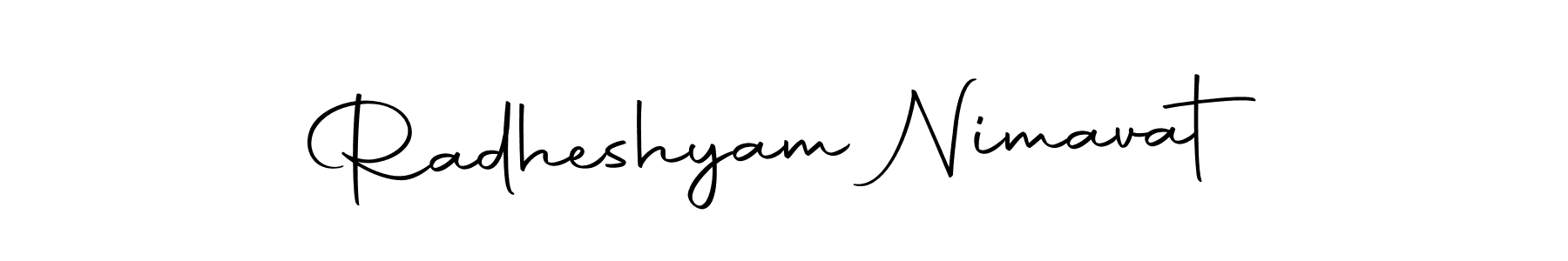 Similarly Autography-DOLnW is the best handwritten signature design. Signature creator online .You can use it as an online autograph creator for name Radheshyam Nimavat. Radheshyam Nimavat signature style 10 images and pictures png