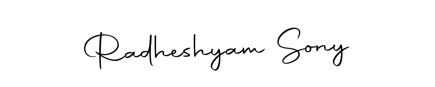 Here are the top 10 professional signature styles for the name Radheshyam Sony. These are the best autograph styles you can use for your name. Radheshyam Sony signature style 10 images and pictures png