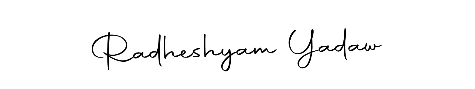 It looks lik you need a new signature style for name Radheshyam Yadaw. Design unique handwritten (Autography-DOLnW) signature with our free signature maker in just a few clicks. Radheshyam Yadaw signature style 10 images and pictures png