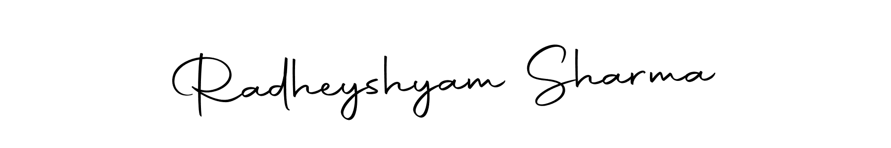 How to make Radheyshyam Sharma signature? Autography-DOLnW is a professional autograph style. Create handwritten signature for Radheyshyam Sharma name. Radheyshyam Sharma signature style 10 images and pictures png