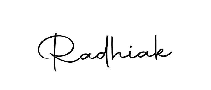 Similarly Autography-DOLnW is the best handwritten signature design. Signature creator online .You can use it as an online autograph creator for name Radhiak. Radhiak signature style 10 images and pictures png