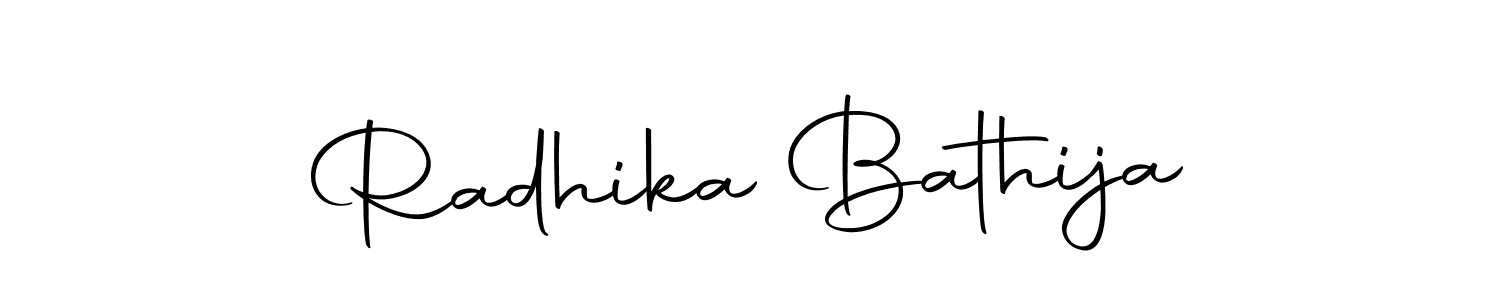 Here are the top 10 professional signature styles for the name Radhika Bathija. These are the best autograph styles you can use for your name. Radhika Bathija signature style 10 images and pictures png