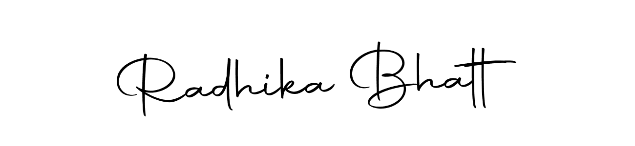 How to make Radhika Bhatt signature? Autography-DOLnW is a professional autograph style. Create handwritten signature for Radhika Bhatt name. Radhika Bhatt signature style 10 images and pictures png