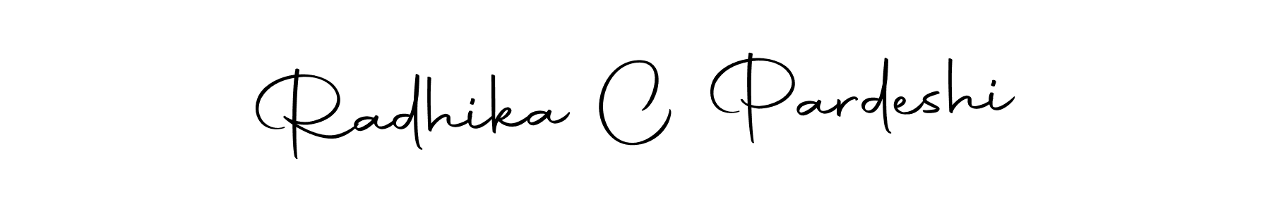 Similarly Autography-DOLnW is the best handwritten signature design. Signature creator online .You can use it as an online autograph creator for name Radhika C Pardeshi. Radhika C Pardeshi signature style 10 images and pictures png