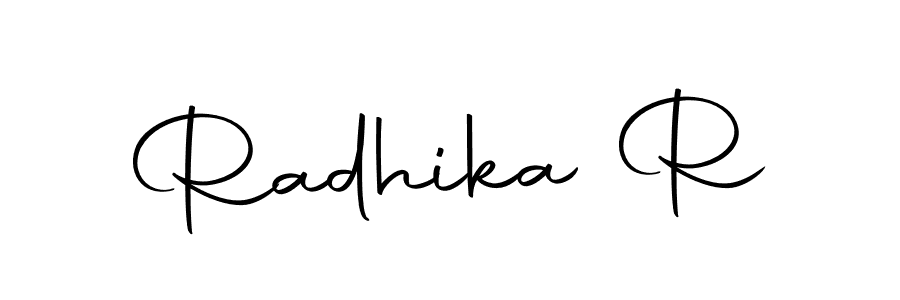 Similarly Autography-DOLnW is the best handwritten signature design. Signature creator online .You can use it as an online autograph creator for name Radhika R. Radhika R signature style 10 images and pictures png