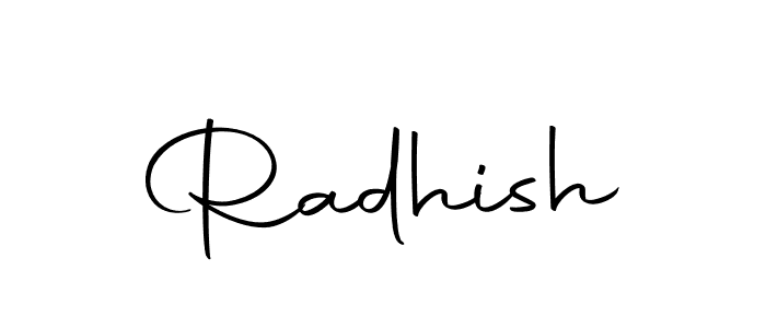 Make a short Radhish signature style. Manage your documents anywhere anytime using Autography-DOLnW. Create and add eSignatures, submit forms, share and send files easily. Radhish signature style 10 images and pictures png