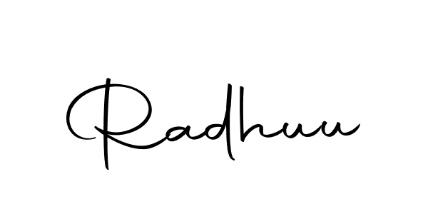It looks lik you need a new signature style for name Radhuu. Design unique handwritten (Autography-DOLnW) signature with our free signature maker in just a few clicks. Radhuu signature style 10 images and pictures png