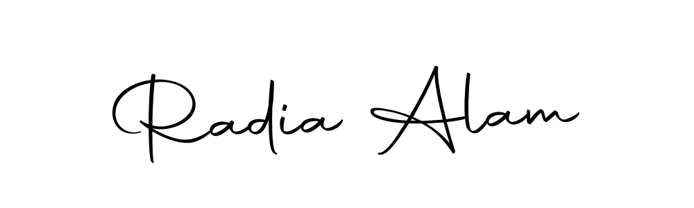 It looks lik you need a new signature style for name Radia Alam. Design unique handwritten (Autography-DOLnW) signature with our free signature maker in just a few clicks. Radia Alam signature style 10 images and pictures png