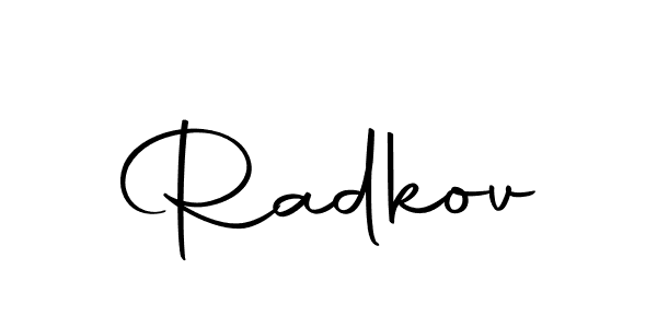 Radkov stylish signature style. Best Handwritten Sign (Autography-DOLnW) for my name. Handwritten Signature Collection Ideas for my name Radkov. Radkov signature style 10 images and pictures png