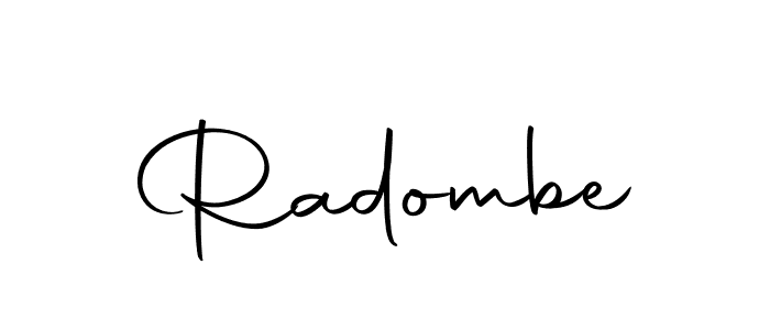Radombe stylish signature style. Best Handwritten Sign (Autography-DOLnW) for my name. Handwritten Signature Collection Ideas for my name Radombe. Radombe signature style 10 images and pictures png