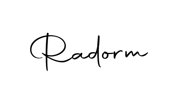 The best way (Autography-DOLnW) to make a short signature is to pick only two or three words in your name. The name Radorm include a total of six letters. For converting this name. Radorm signature style 10 images and pictures png