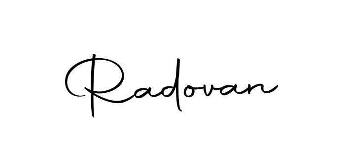 How to make Radovan name signature. Use Autography-DOLnW style for creating short signs online. This is the latest handwritten sign. Radovan signature style 10 images and pictures png