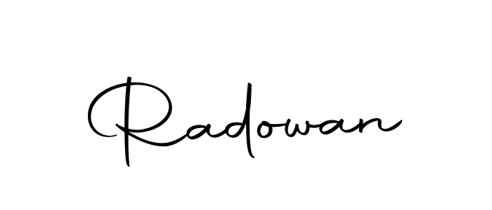 Make a beautiful signature design for name Radowan. Use this online signature maker to create a handwritten signature for free. Radowan signature style 10 images and pictures png