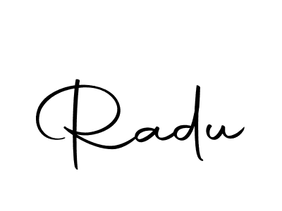 Design your own signature with our free online signature maker. With this signature software, you can create a handwritten (Autography-DOLnW) signature for name Radu. Radu signature style 10 images and pictures png