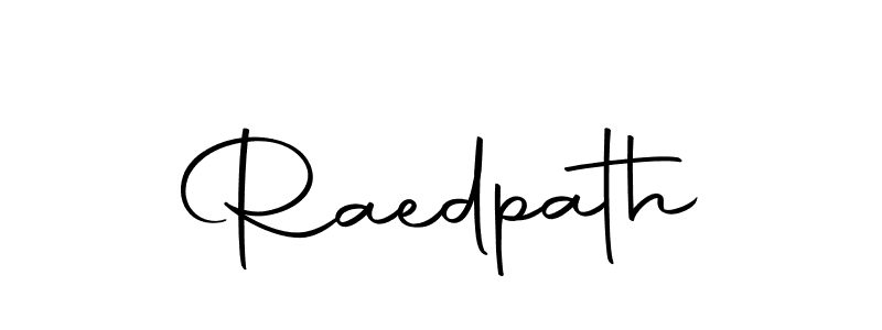 Raedpath stylish signature style. Best Handwritten Sign (Autography-DOLnW) for my name. Handwritten Signature Collection Ideas for my name Raedpath. Raedpath signature style 10 images and pictures png