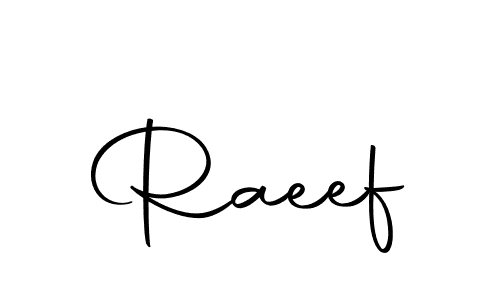 Use a signature maker to create a handwritten signature online. With this signature software, you can design (Autography-DOLnW) your own signature for name Raeef. Raeef signature style 10 images and pictures png