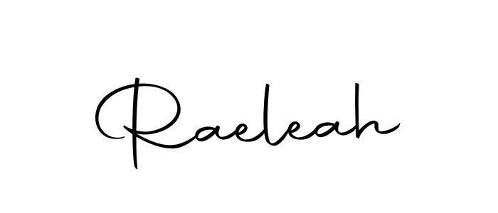 Create a beautiful signature design for name Raeleah. With this signature (Autography-DOLnW) fonts, you can make a handwritten signature for free. Raeleah signature style 10 images and pictures png