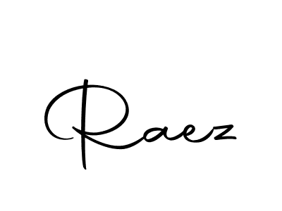 Design your own signature with our free online signature maker. With this signature software, you can create a handwritten (Autography-DOLnW) signature for name Raez. Raez signature style 10 images and pictures png