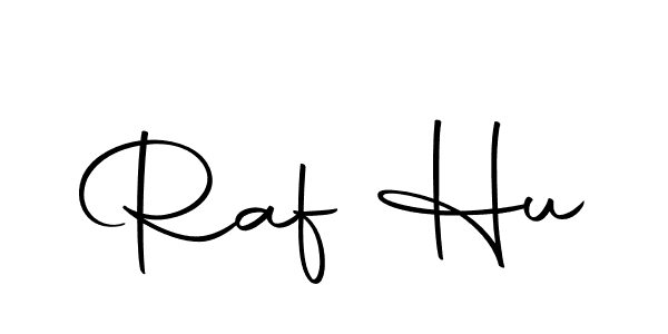 Design your own signature with our free online signature maker. With this signature software, you can create a handwritten (Autography-DOLnW) signature for name Raf Hu. Raf Hu signature style 10 images and pictures png