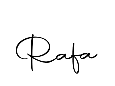 Design your own signature with our free online signature maker. With this signature software, you can create a handwritten (Autography-DOLnW) signature for name Rafa. Rafa signature style 10 images and pictures png