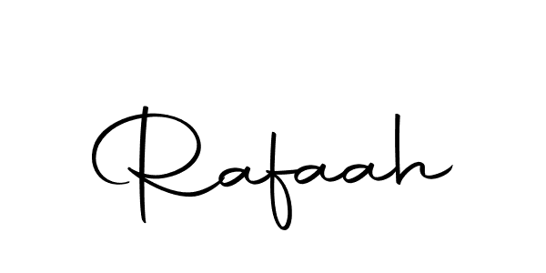 Use a signature maker to create a handwritten signature online. With this signature software, you can design (Autography-DOLnW) your own signature for name Rafaah. Rafaah signature style 10 images and pictures png