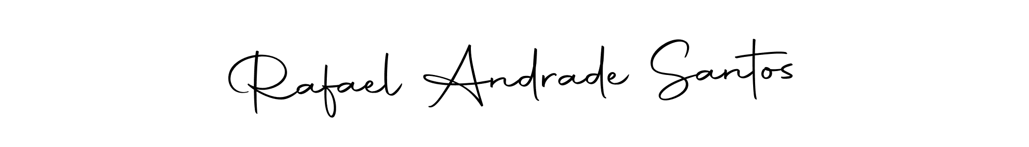 Make a beautiful signature design for name Rafael Andrade Santos. With this signature (Autography-DOLnW) style, you can create a handwritten signature for free. Rafael Andrade Santos signature style 10 images and pictures png