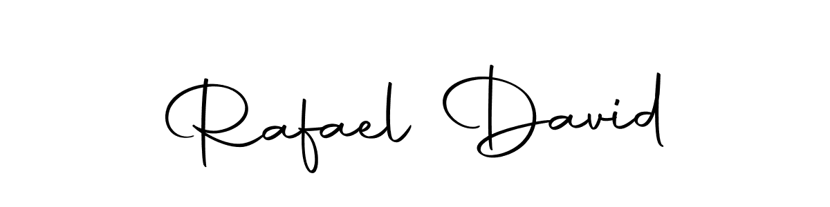 Use a signature maker to create a handwritten signature online. With this signature software, you can design (Autography-DOLnW) your own signature for name Rafael David. Rafael David signature style 10 images and pictures png