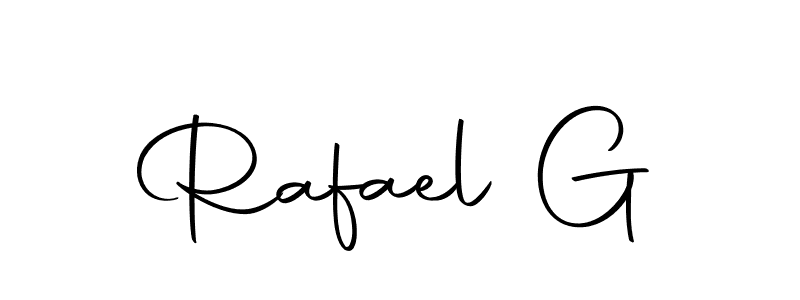 The best way (Autography-DOLnW) to make a short signature is to pick only two or three words in your name. The name Rafael G include a total of six letters. For converting this name. Rafael G signature style 10 images and pictures png