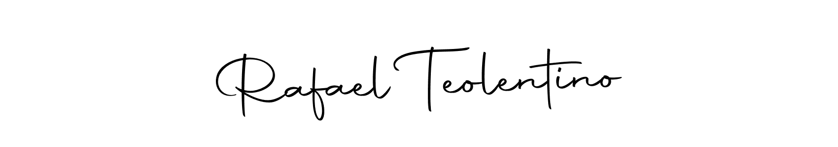 Make a beautiful signature design for name Rafael Teolentino. With this signature (Autography-DOLnW) style, you can create a handwritten signature for free. Rafael Teolentino signature style 10 images and pictures png