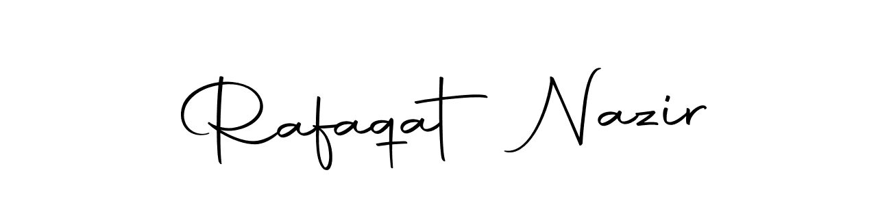 Create a beautiful signature design for name Rafaqat Nazir. With this signature (Autography-DOLnW) fonts, you can make a handwritten signature for free. Rafaqat Nazir signature style 10 images and pictures png