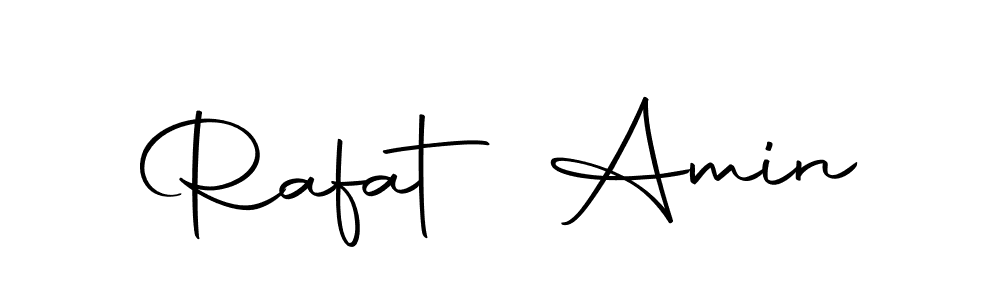 Make a beautiful signature design for name Rafat Amin. Use this online signature maker to create a handwritten signature for free. Rafat Amin signature style 10 images and pictures png