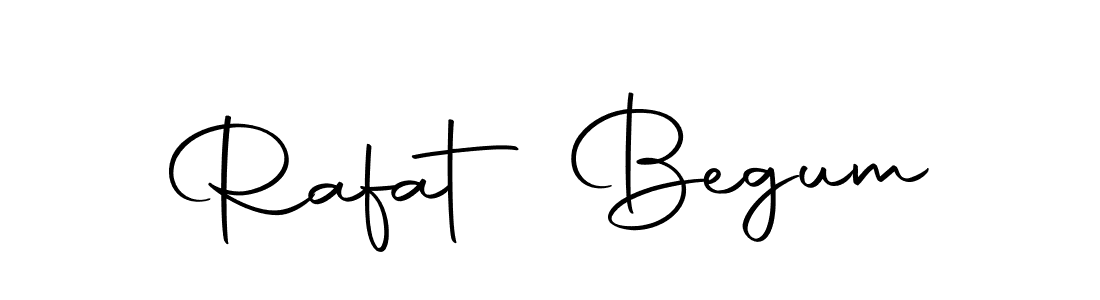 Design your own signature with our free online signature maker. With this signature software, you can create a handwritten (Autography-DOLnW) signature for name Rafat Begum. Rafat Begum signature style 10 images and pictures png