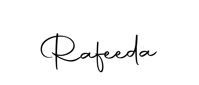 Design your own signature with our free online signature maker. With this signature software, you can create a handwritten (Autography-DOLnW) signature for name Rafeeda. Rafeeda signature style 10 images and pictures png