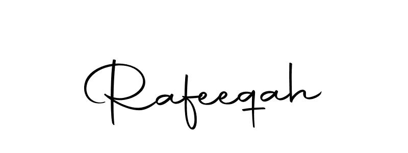 You should practise on your own different ways (Autography-DOLnW) to write your name (Rafeeqah) in signature. don't let someone else do it for you. Rafeeqah signature style 10 images and pictures png