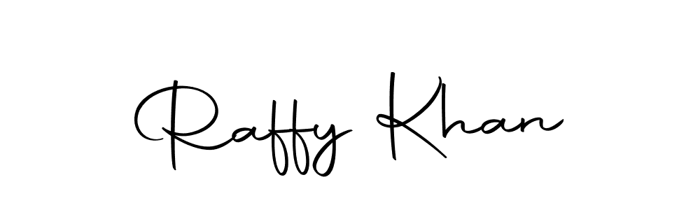 Make a beautiful signature design for name Raffy Khan. With this signature (Autography-DOLnW) style, you can create a handwritten signature for free. Raffy Khan signature style 10 images and pictures png