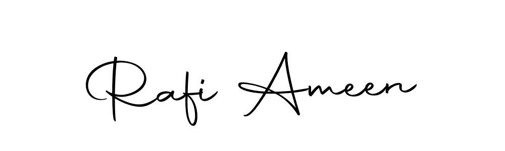 Rafi Ameen stylish signature style. Best Handwritten Sign (Autography-DOLnW) for my name. Handwritten Signature Collection Ideas for my name Rafi Ameen. Rafi Ameen signature style 10 images and pictures png