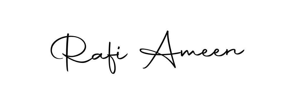 Rafi Ameen stylish signature style. Best Handwritten Sign (Autography-DOLnW) for my name. Handwritten Signature Collection Ideas for my name Rafi Ameen. Rafi Ameen signature style 10 images and pictures png