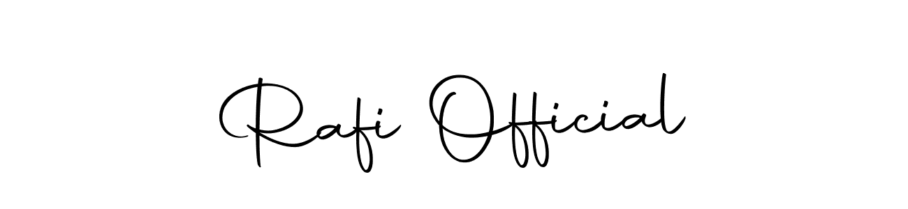 Make a beautiful signature design for name Rafi Official. Use this online signature maker to create a handwritten signature for free. Rafi Official signature style 10 images and pictures png