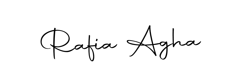 Use a signature maker to create a handwritten signature online. With this signature software, you can design (Autography-DOLnW) your own signature for name Rafia Agha. Rafia Agha signature style 10 images and pictures png