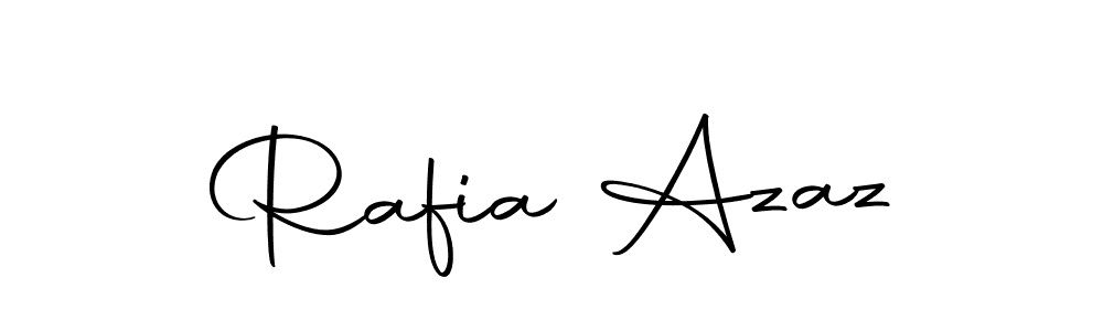 Rafia Azaz stylish signature style. Best Handwritten Sign (Autography-DOLnW) for my name. Handwritten Signature Collection Ideas for my name Rafia Azaz. Rafia Azaz signature style 10 images and pictures png