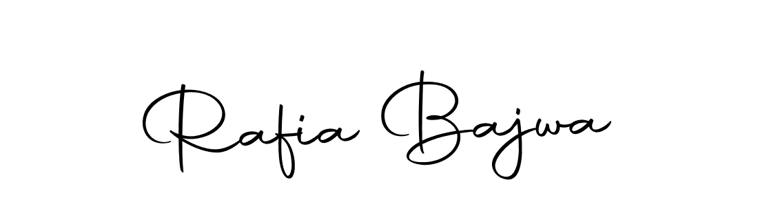 Autography-DOLnW is a professional signature style that is perfect for those who want to add a touch of class to their signature. It is also a great choice for those who want to make their signature more unique. Get Rafia Bajwa name to fancy signature for free. Rafia Bajwa signature style 10 images and pictures png