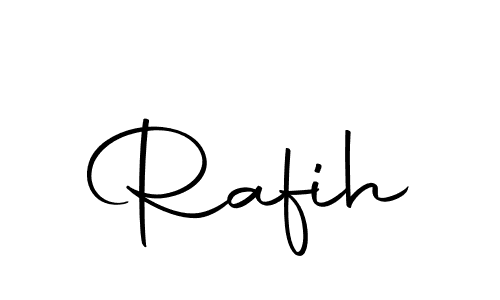 Use a signature maker to create a handwritten signature online. With this signature software, you can design (Autography-DOLnW) your own signature for name Rafih. Rafih signature style 10 images and pictures png