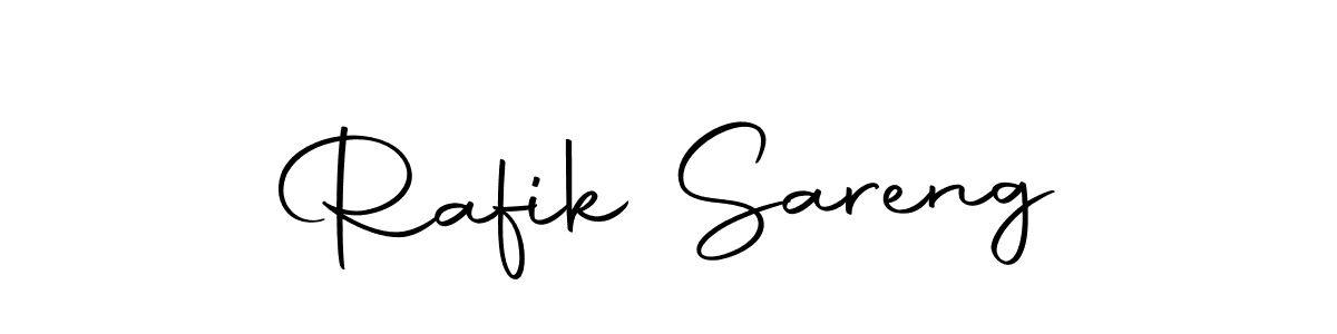 Similarly Autography-DOLnW is the best handwritten signature design. Signature creator online .You can use it as an online autograph creator for name Rafik Sareng. Rafik Sareng signature style 10 images and pictures png