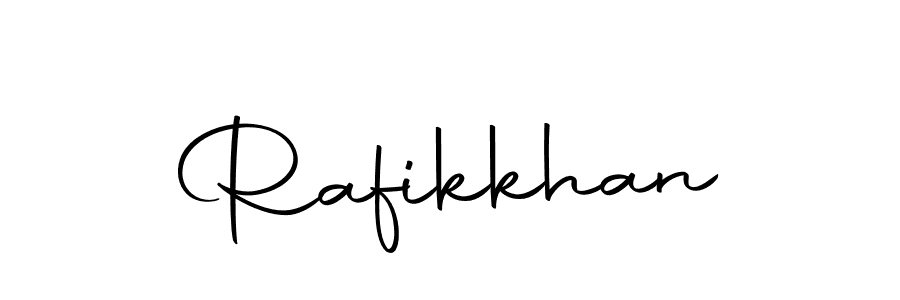 How to make Rafikkhan signature? Autography-DOLnW is a professional autograph style. Create handwritten signature for Rafikkhan name. Rafikkhan signature style 10 images and pictures png