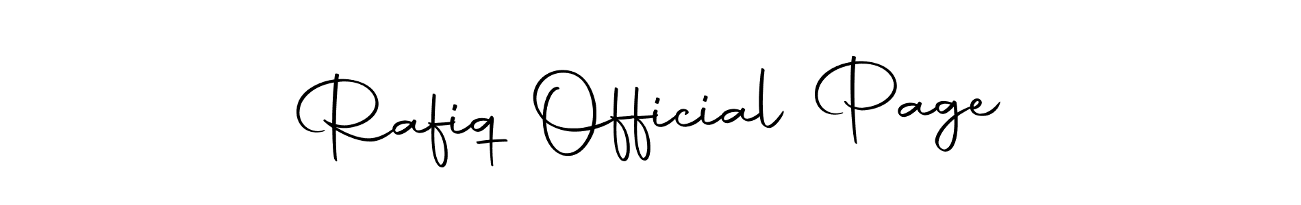 Check out images of Autograph of Rafiq Official Page name. Actor Rafiq Official Page Signature Style. Autography-DOLnW is a professional sign style online. Rafiq Official Page signature style 10 images and pictures png