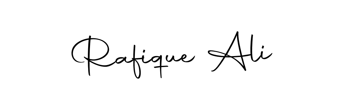 Design your own signature with our free online signature maker. With this signature software, you can create a handwritten (Autography-DOLnW) signature for name Rafique Ali. Rafique Ali signature style 10 images and pictures png