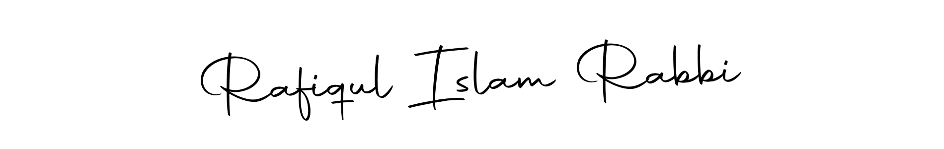 Create a beautiful signature design for name Rafiqul Islam Rabbi. With this signature (Autography-DOLnW) fonts, you can make a handwritten signature for free. Rafiqul Islam Rabbi signature style 10 images and pictures png