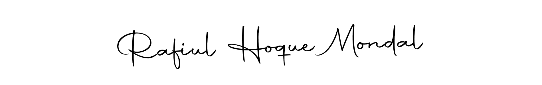 You should practise on your own different ways (Autography-DOLnW) to write your name (Rafiul Hoque Mondal) in signature. don't let someone else do it for you. Rafiul Hoque Mondal signature style 10 images and pictures png